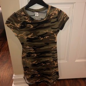 Army Print Dress From Love Culture